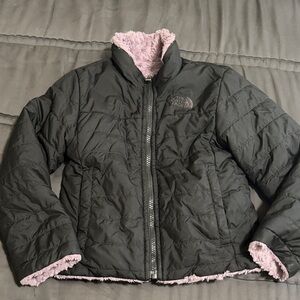 The North Face Kids Reversible Grey/lavender Jacket